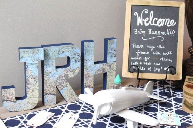 travel themed baby shower
