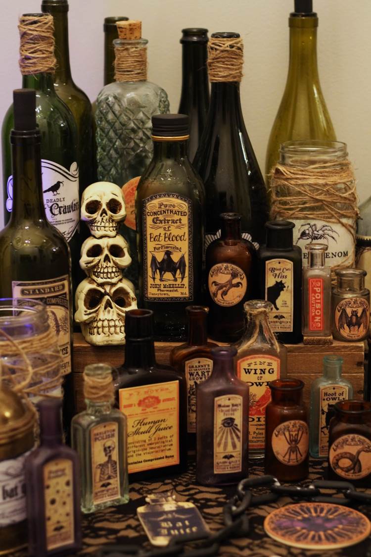 Witch's Potion Bottle Collection
