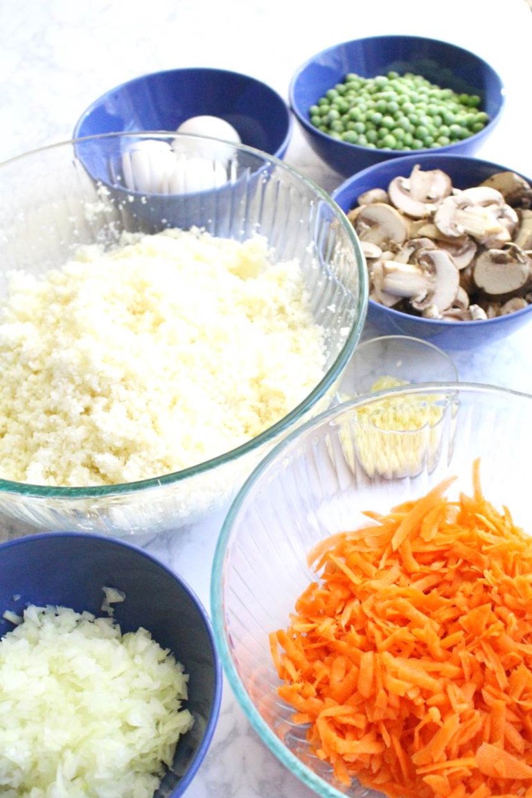 Healthy Homemade Cauliflower Fried Rice Peachfully Chic