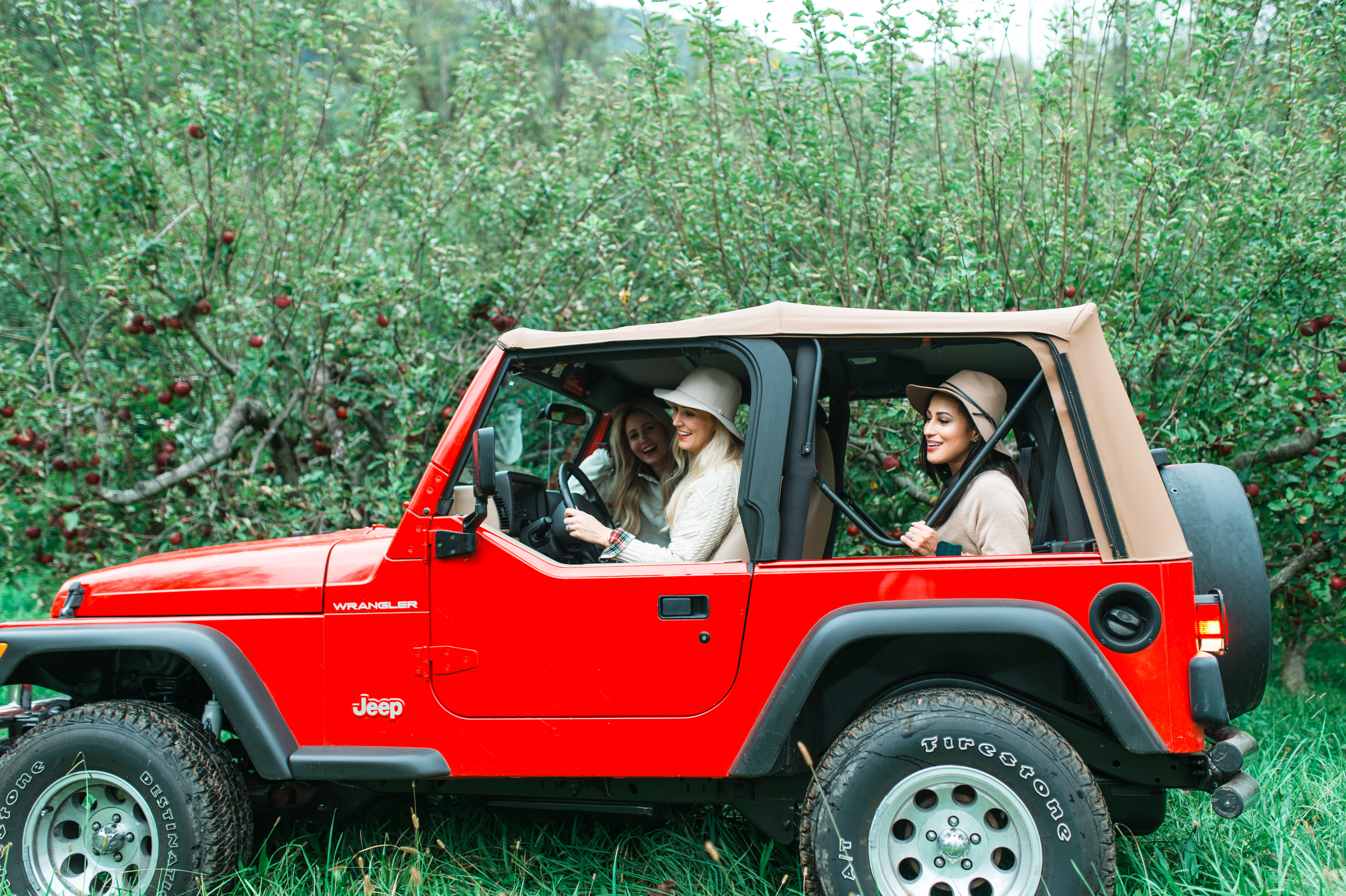 2002-red-jeep-wrangler-off-road-photoshoot - Peachfully Chic
