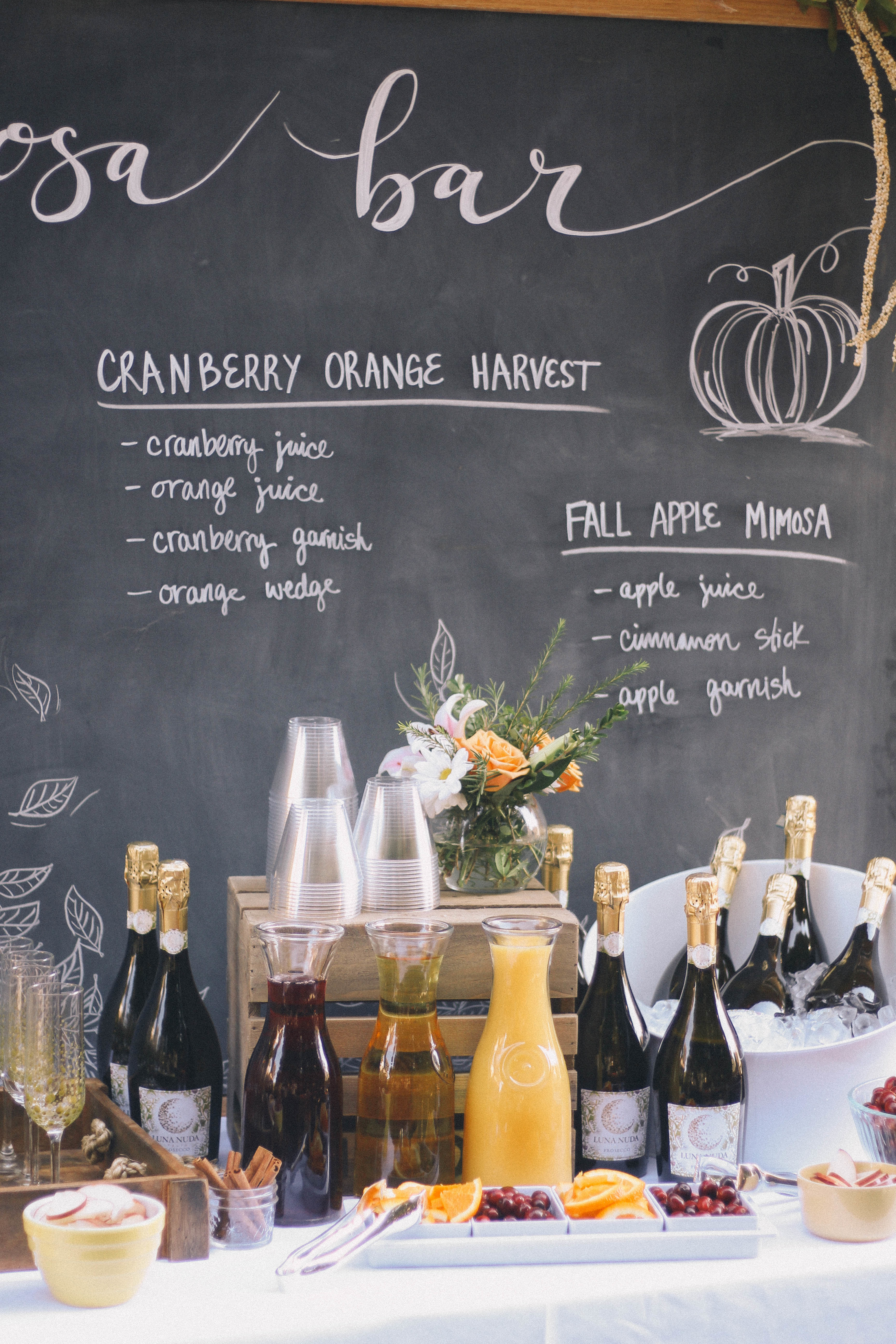 Fall Mimosa Bar