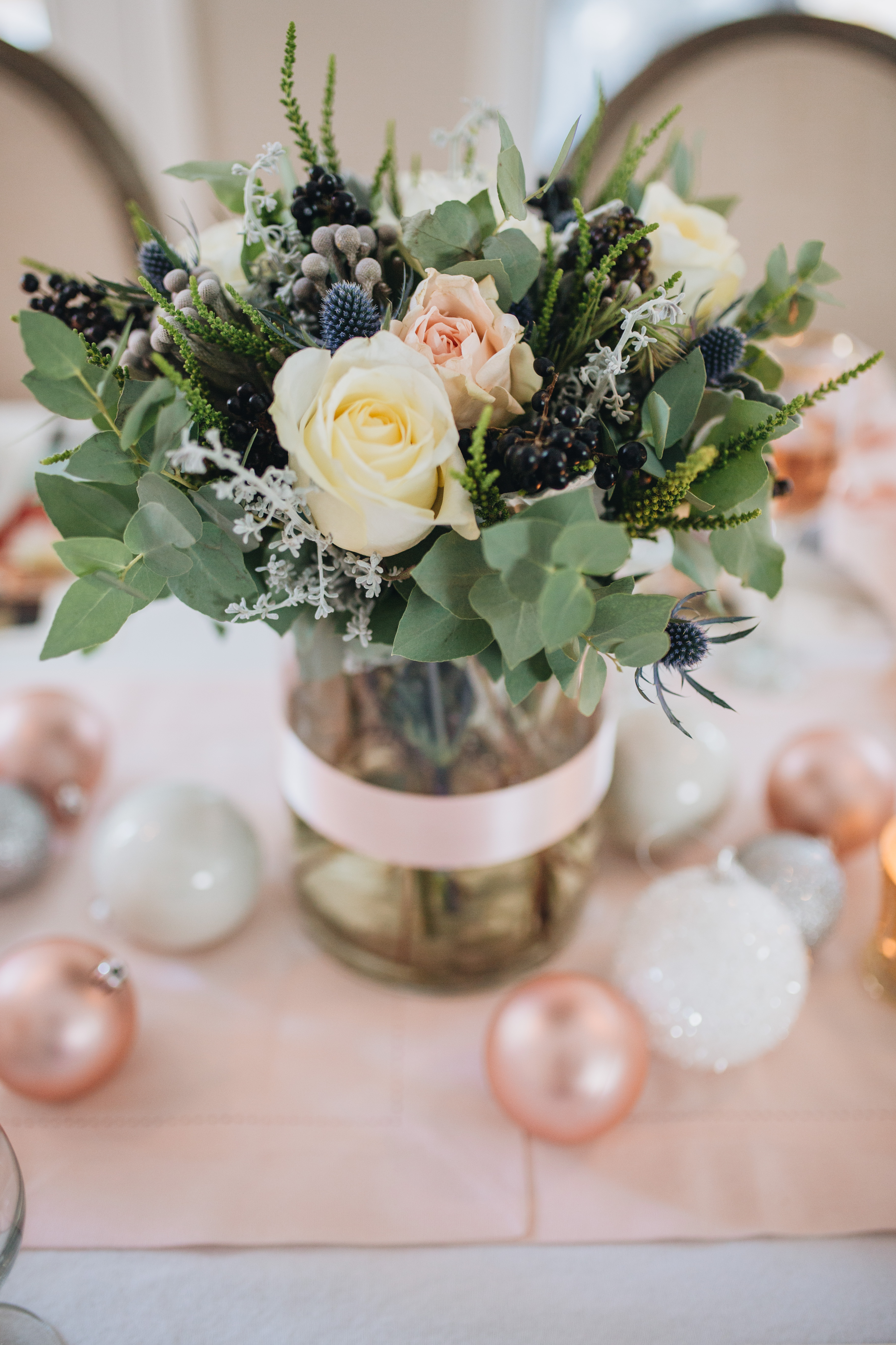 Pink-Pastel-Christmas-Decor-Tablescape-Floral-Centerpiece-4