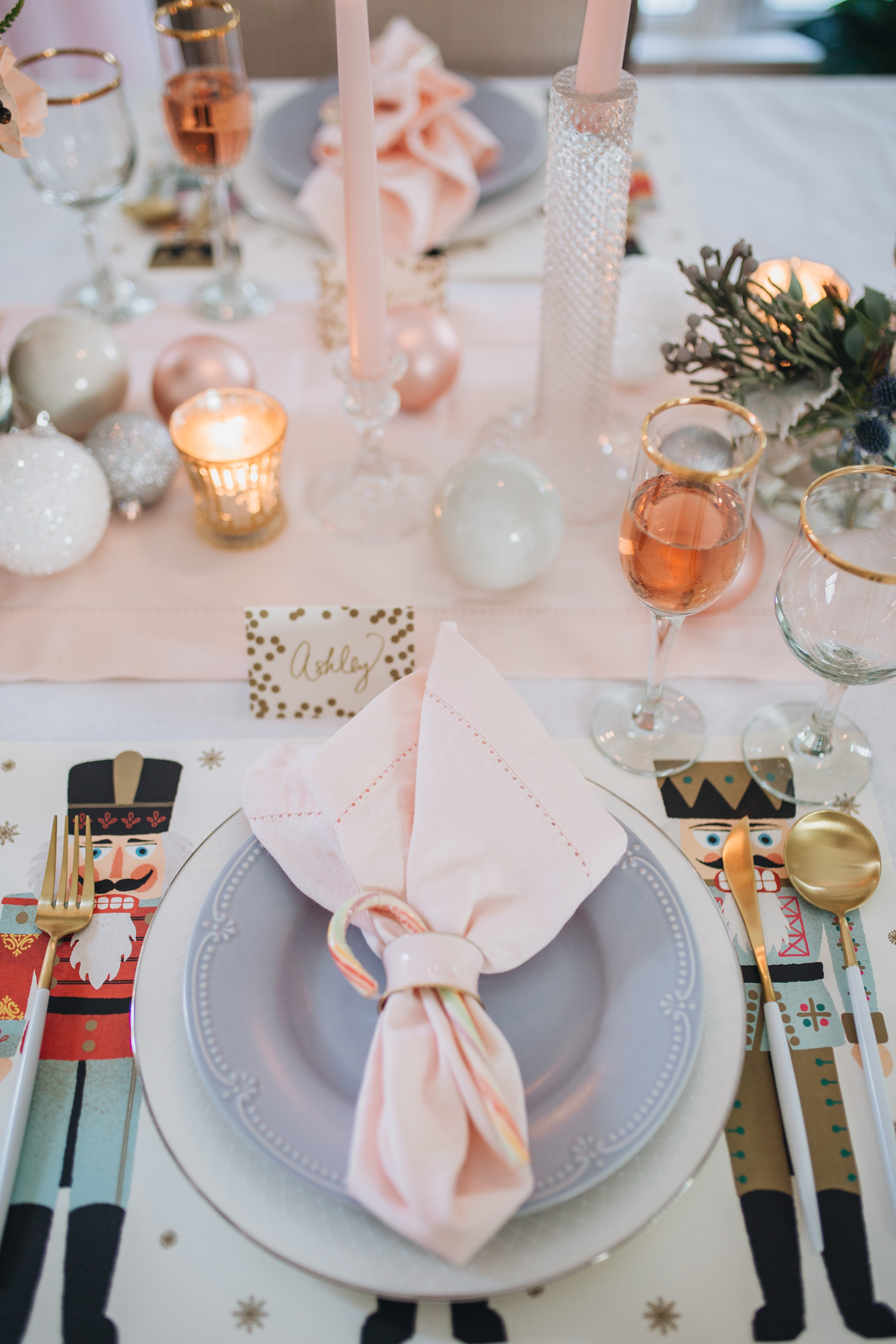 Pink-Pastel-Christmas-Decor-Tablescape-Nutcracker-Placemat-10