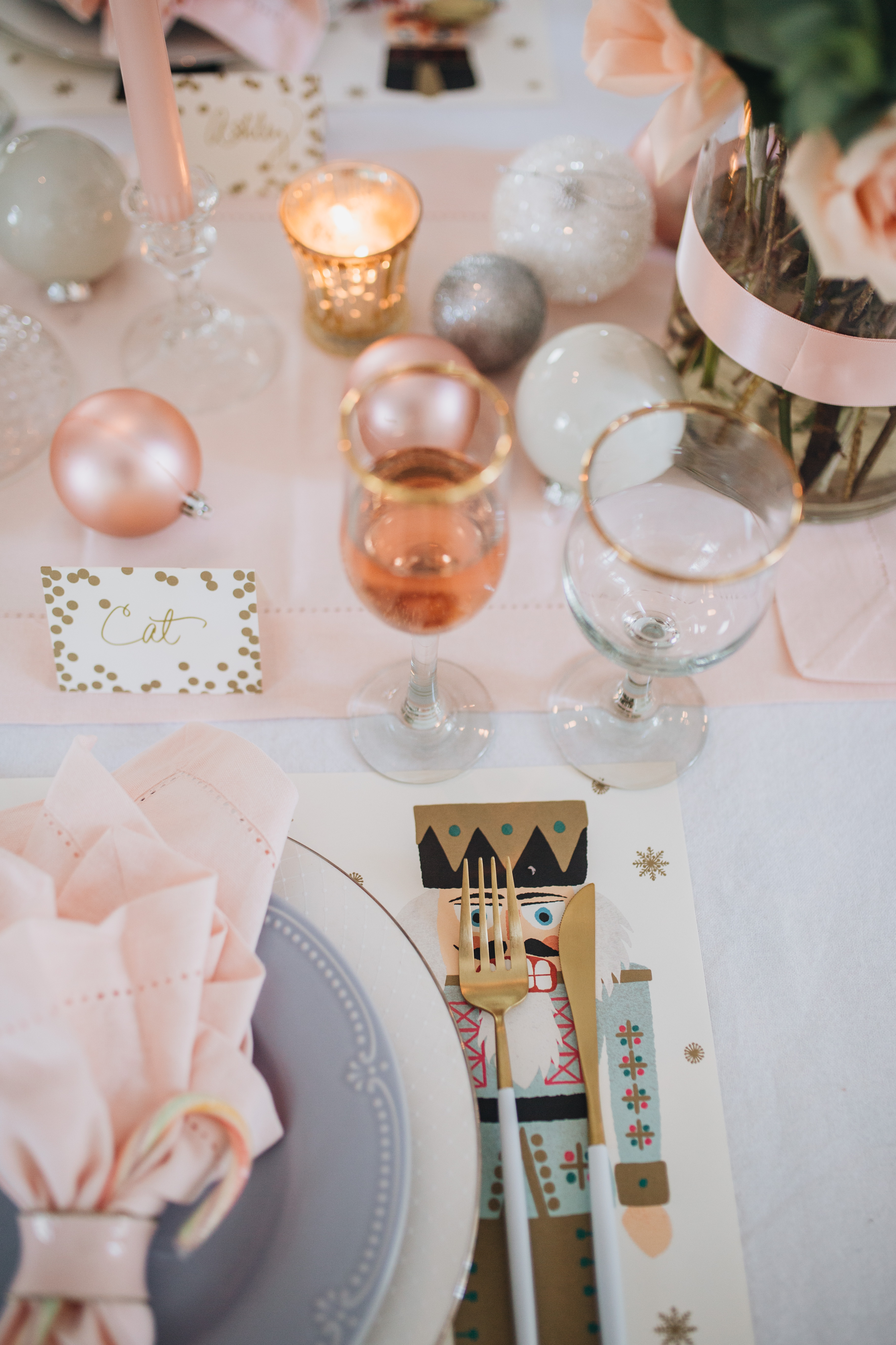 Pink-Pastel-Christmas-Decor-Tablescape-Nutcracker-Placemat-5