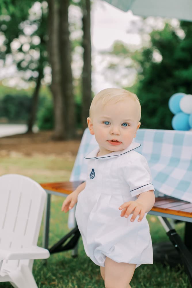 Peachfully-Chic-Peter-Rabbit-Themed-First-Birthday-Baby Boy Picnic