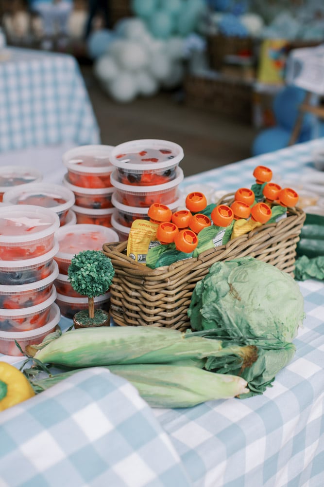 Peachfully-Chic-Peter-Rabbit-Themed-First-Birthday-Food