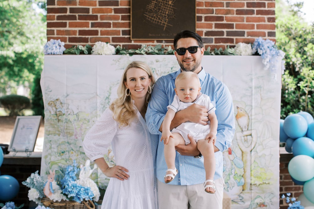 Peachfully-Chic-Peter-Rabbit-Themed-First-Birthday-Decor