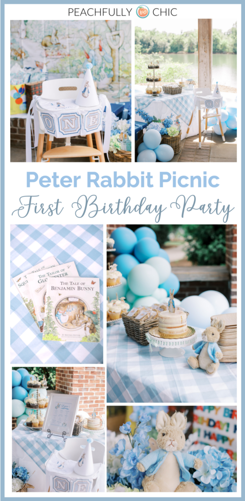 Adorable Peter Rabbit 1st Birthday Party - Pretty My Party